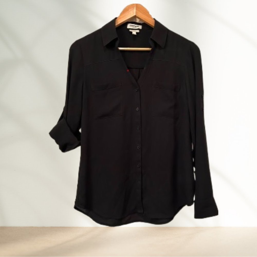 Express Black Portofino Blouse